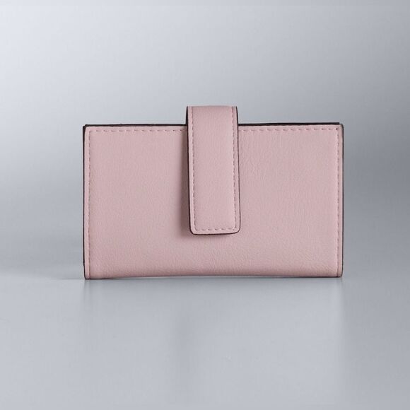 New Blush Simply Vera Vera Wang Nova Card Case Lilac Cream - Picture 7 of 8